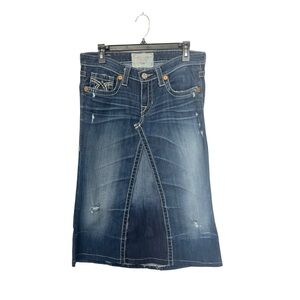 Big Star | ‘Liv’‎ Midi Denim Summer Spring Skirt 29